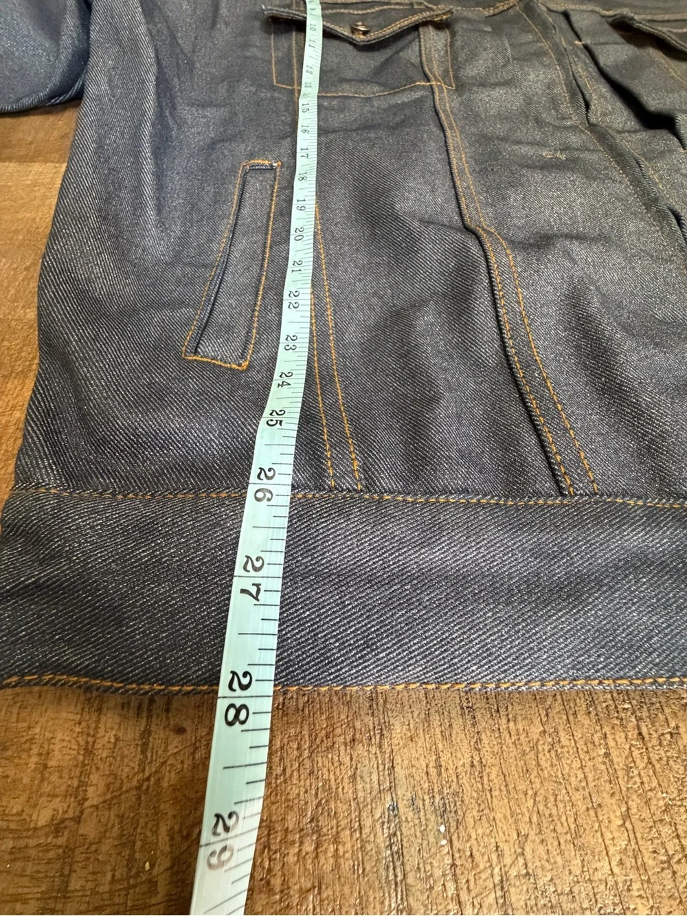 Like New Vintage FUBU Men's Dark Indigo Denim Zip Front Jacket